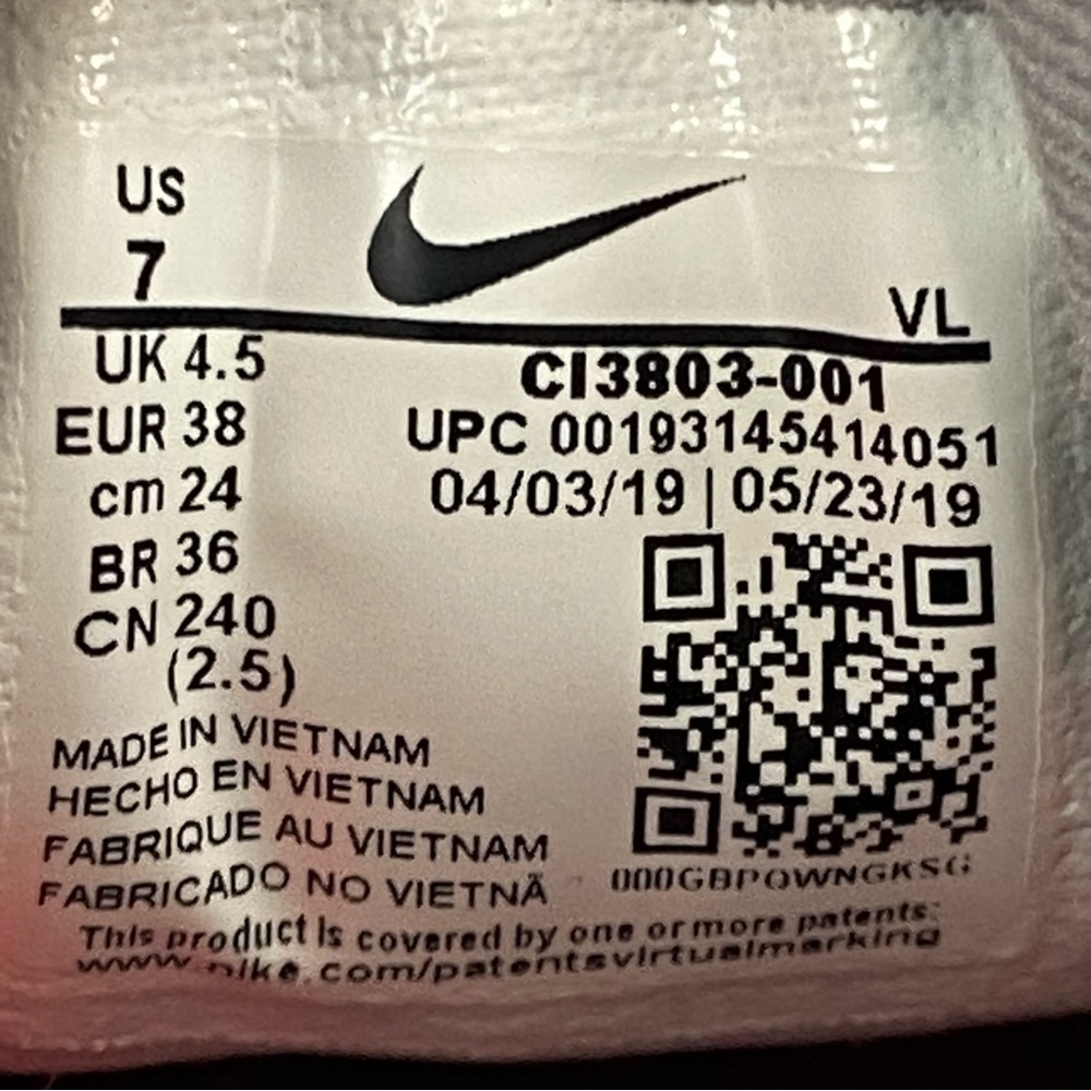 Nike Quest 2 Running Athletic Shoes Size 7 Gray and Pink Breathable Cushion - Picture 15 of 15